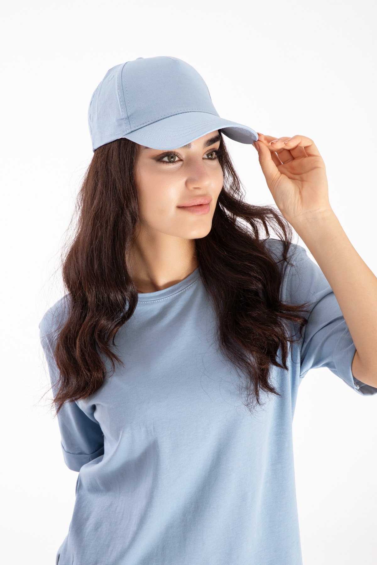 Accesory City Arkası Cırtlı Ayarlanabilir Erkek-kadın Sade Spor Şapka Bebe Mavisi LADYCOLOR